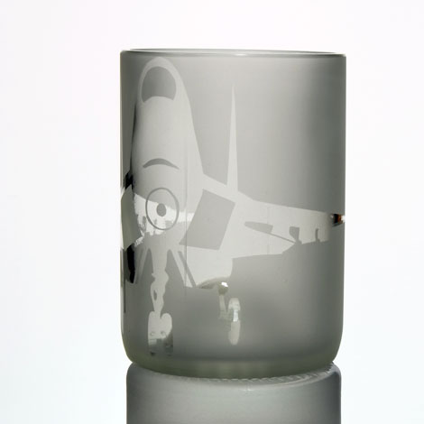 McDonnell Douglas F-18 Hornet on runway