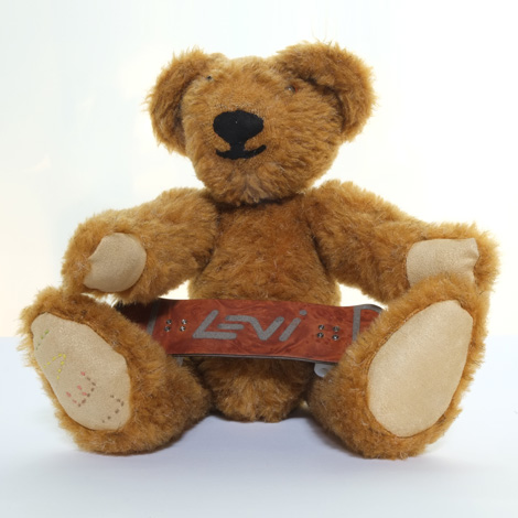 Levi and his skateboard