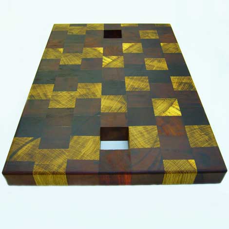 End grain chopping board