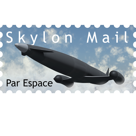 Skylon flying at sub-sonic speeds