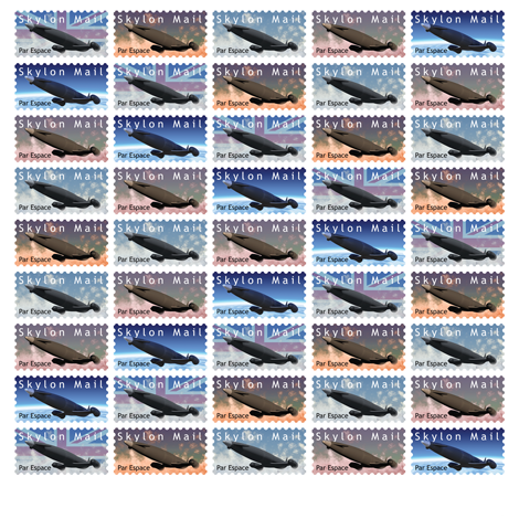 Skylon Airmail stamps