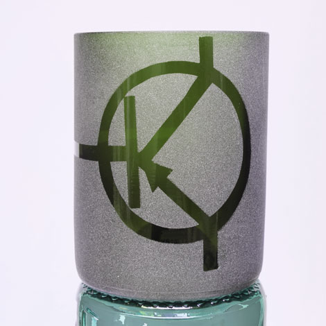 transistor on brown glass